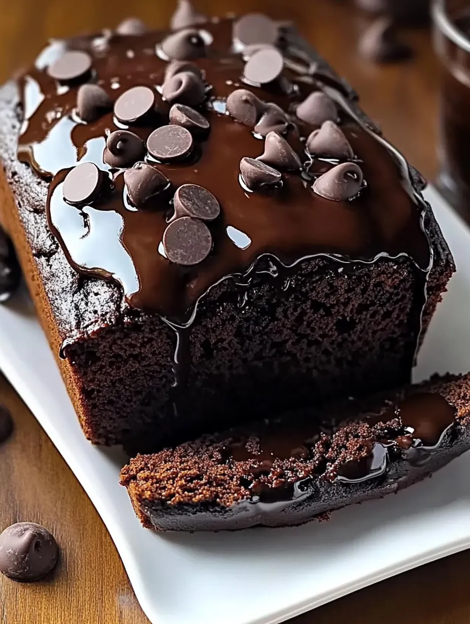 A delicious chocolate cake with chocolate chips on top.