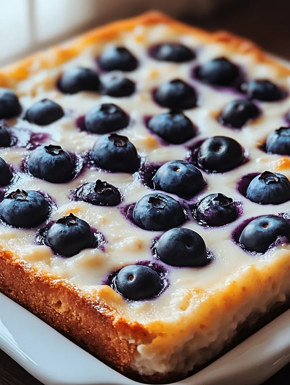 A blueberry cheesecake with a white base and blueberries on top.