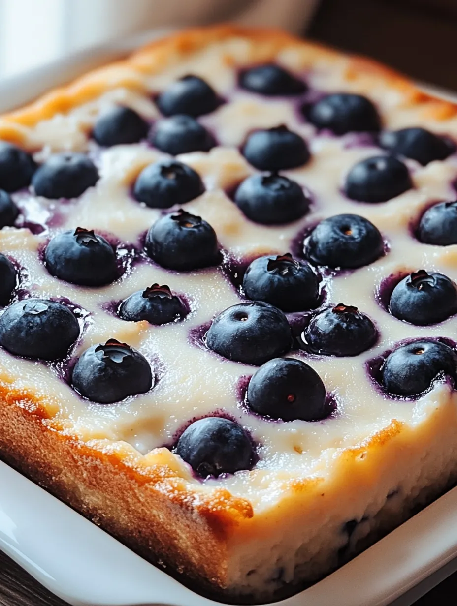 A blueberry cheesecake with blueberries on top.