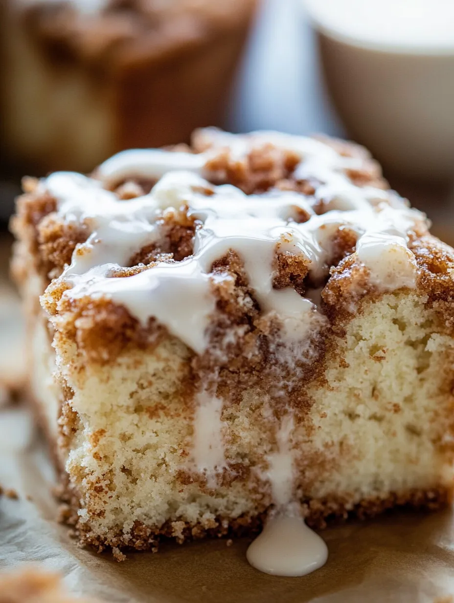 A piece of cake with white frosting on a plate.