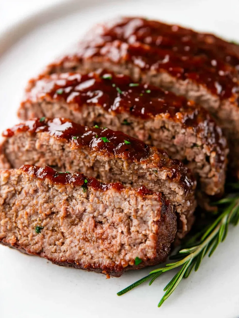 A plate of meat with BBQ sauce on it.