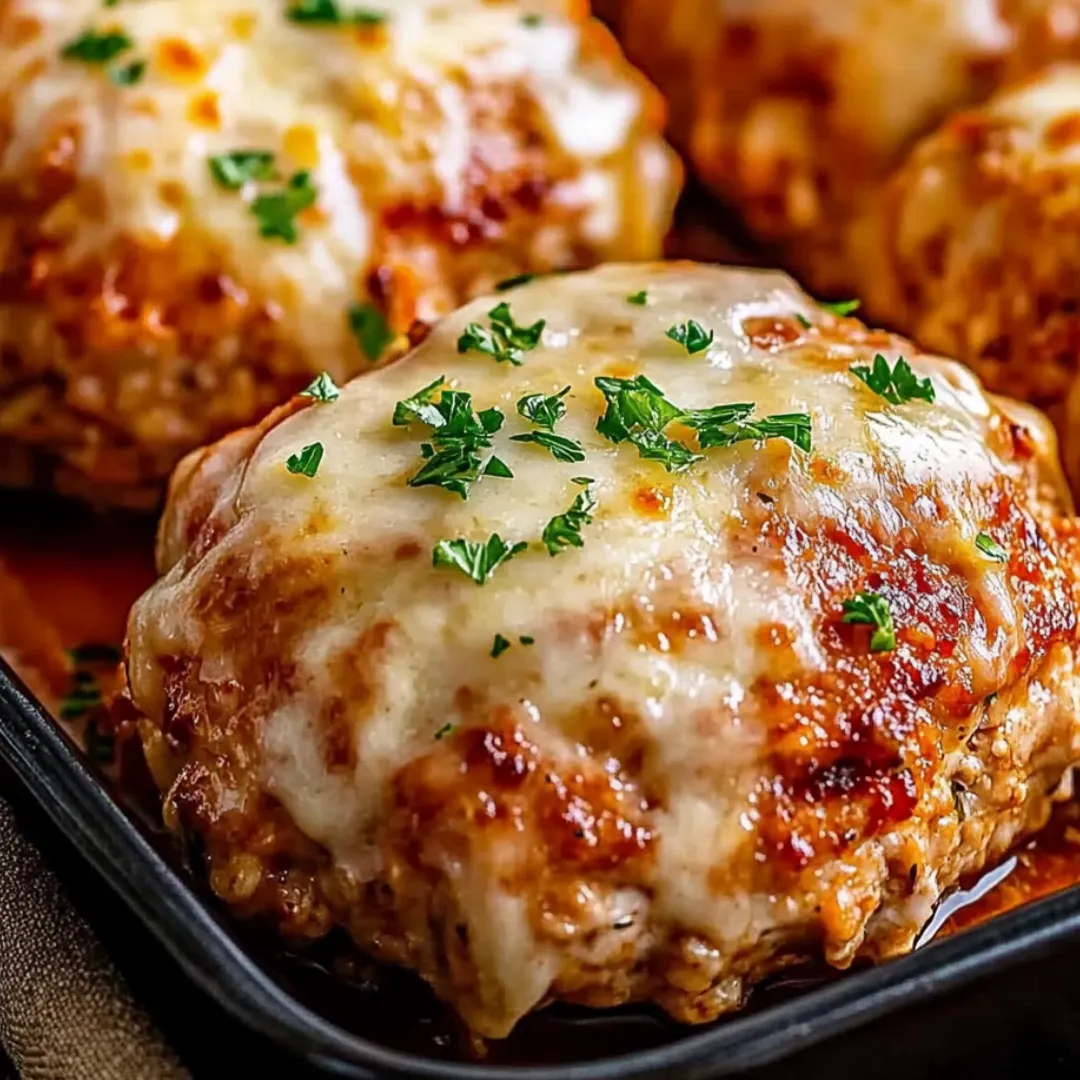 A plate of food with cheese and herbs on top.