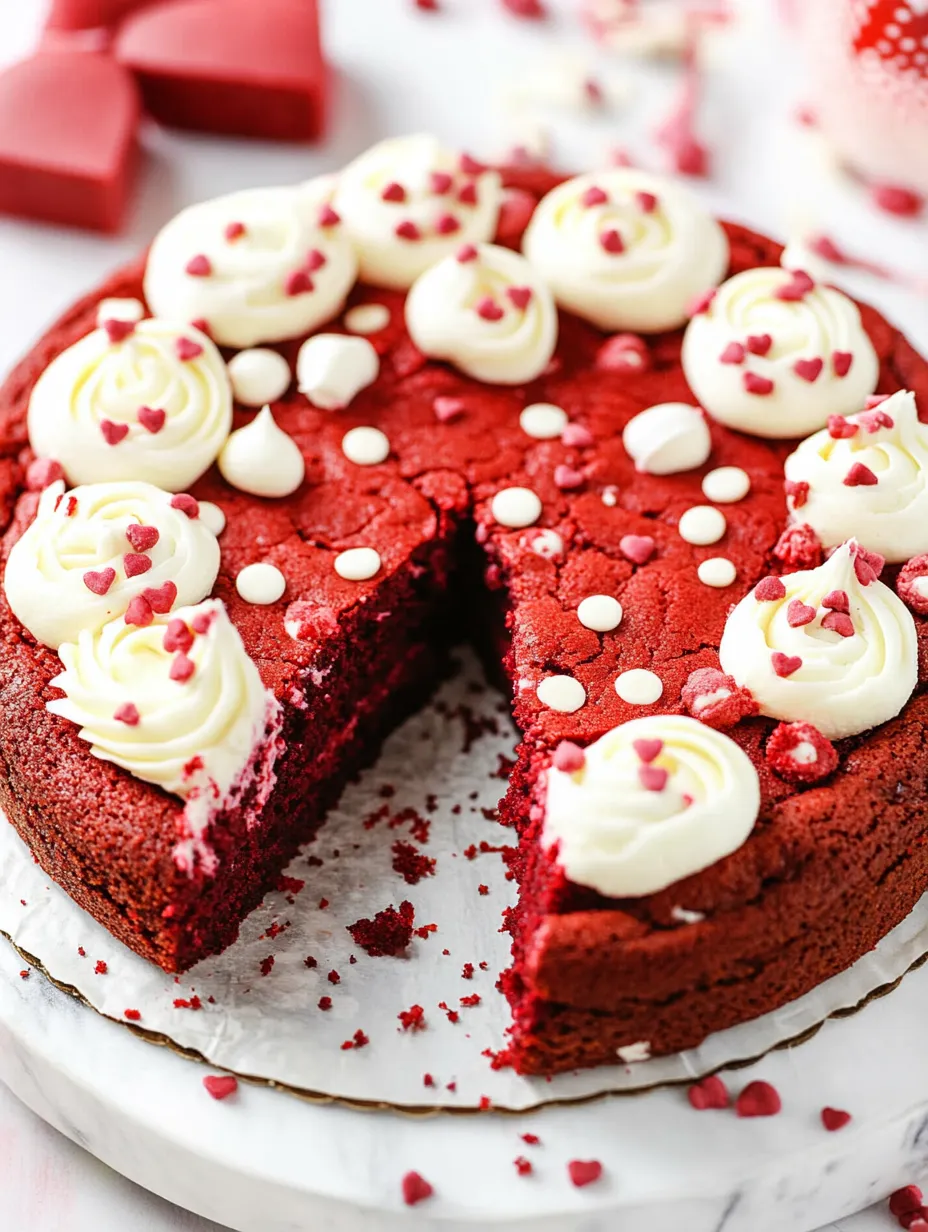 A slice of red velvet cake with white frosting.