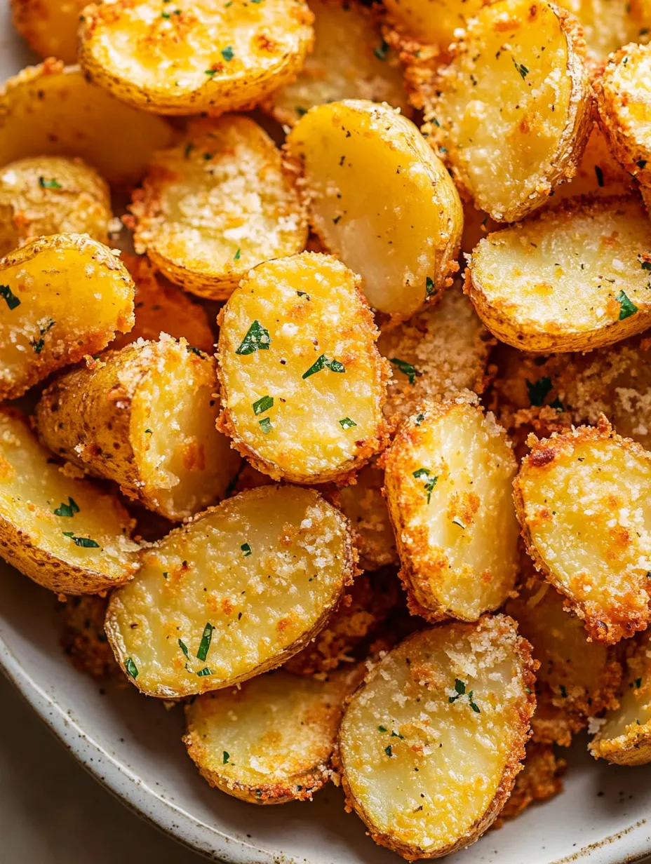 A bowl of fried potatoes with seasoning on top.