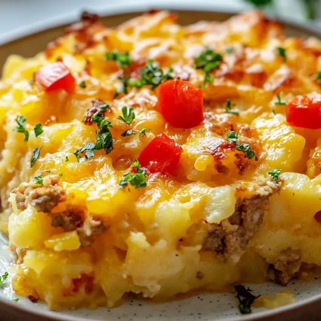 A delicious meal of potatoes and meat with a side of vegetables.