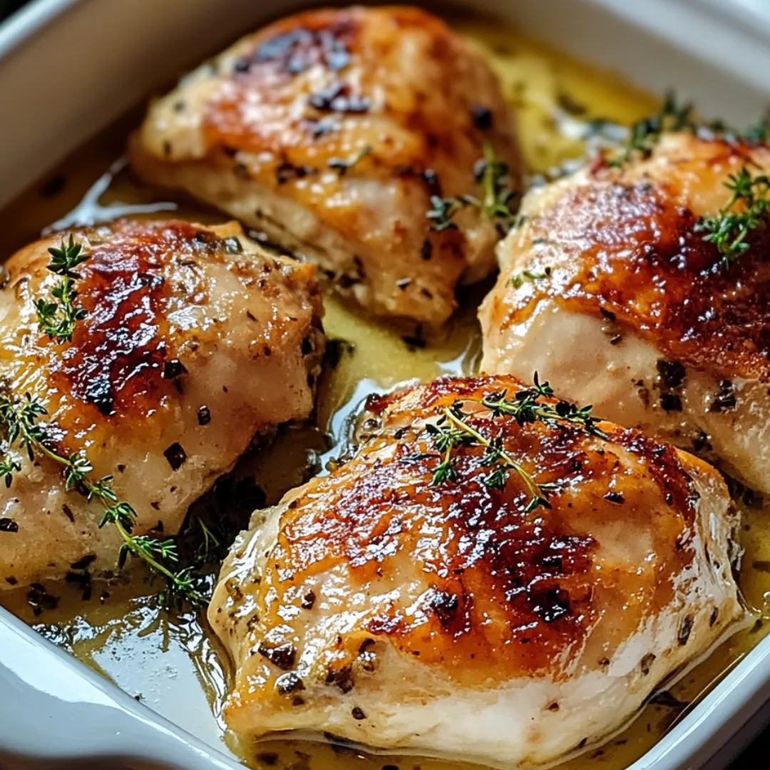 A white bowl filled with chicken and herbs.