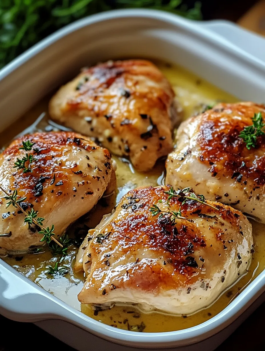 A white bowl filled with chicken pieces and herbs.