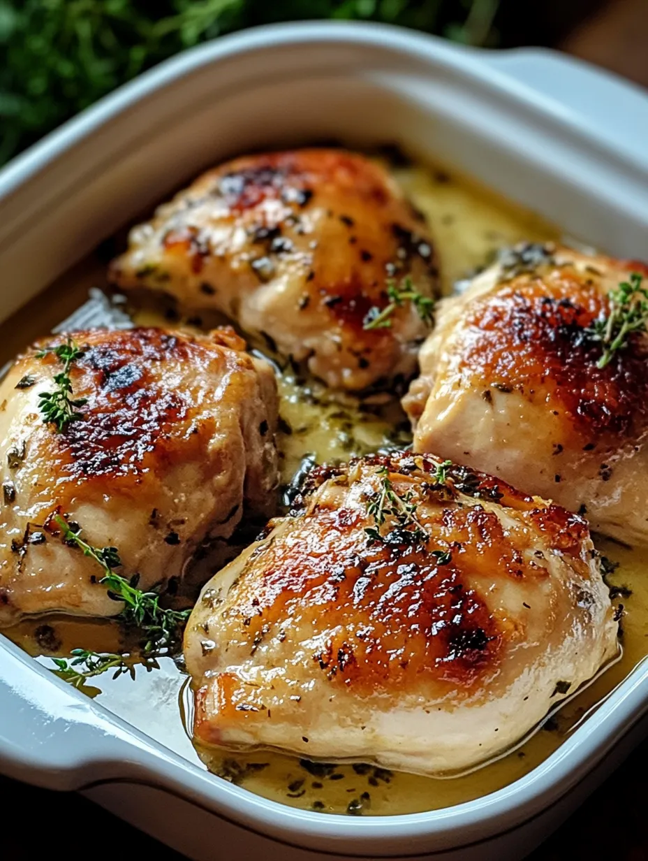 A white bowl filled with chicken pieces and herbs.