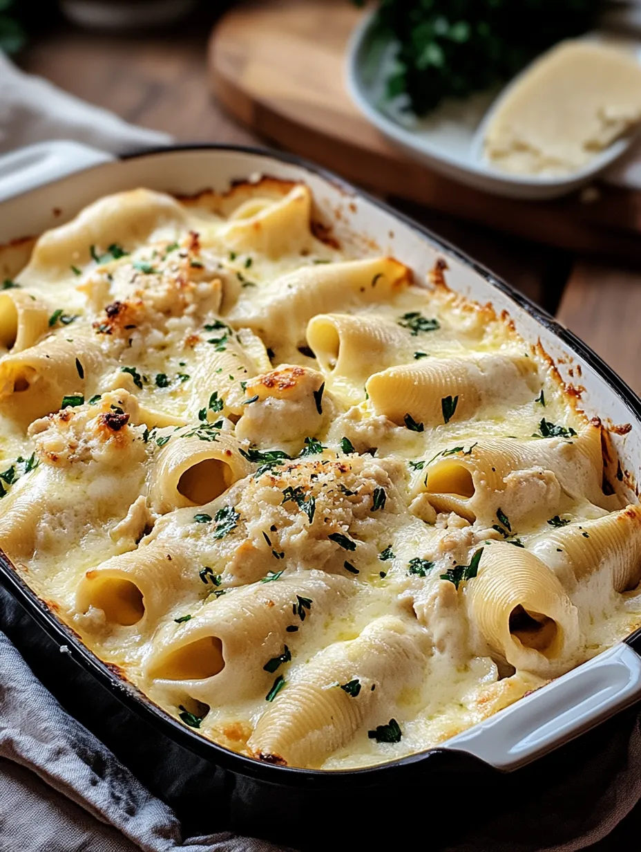 A delicious pasta dish with cheese and herbs in a white bowl.