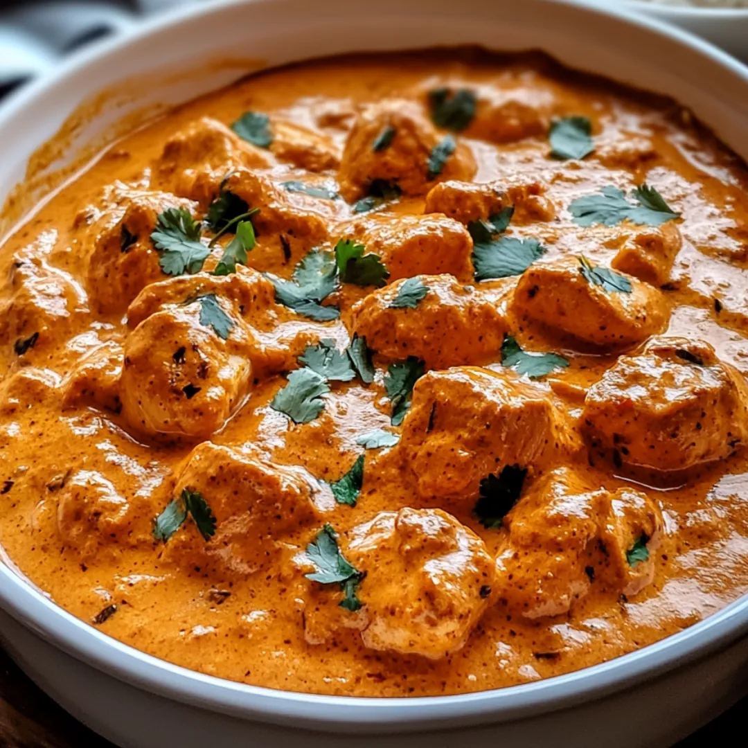 A bowl of curry with meat and spices.