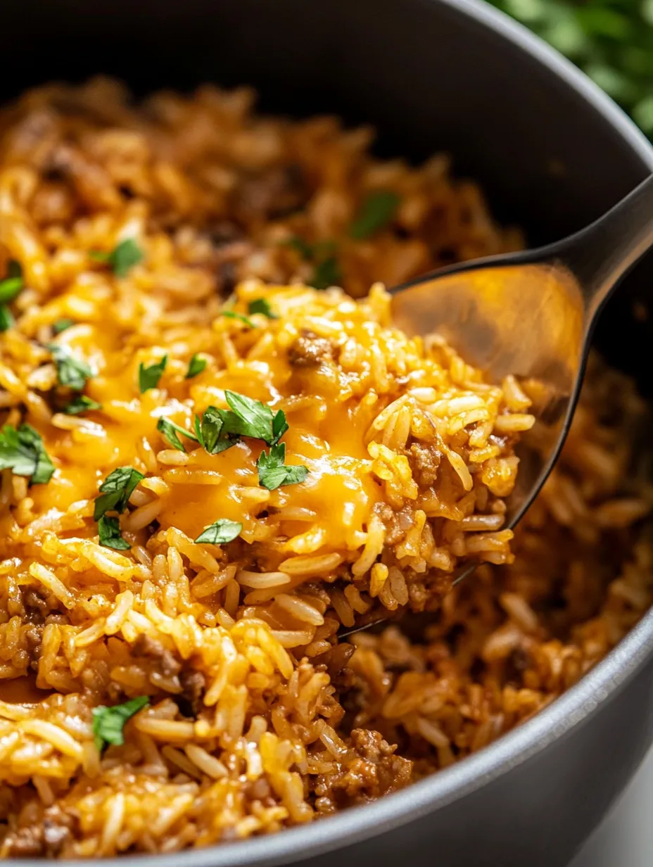 A bowl of rice with meat and cheese on top.