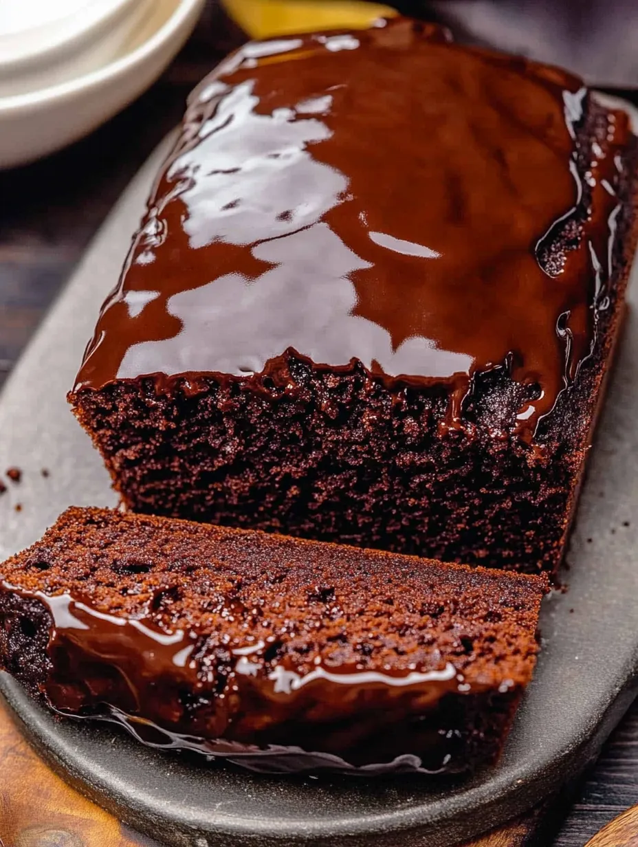 A slice of chocolate cake on a plate.