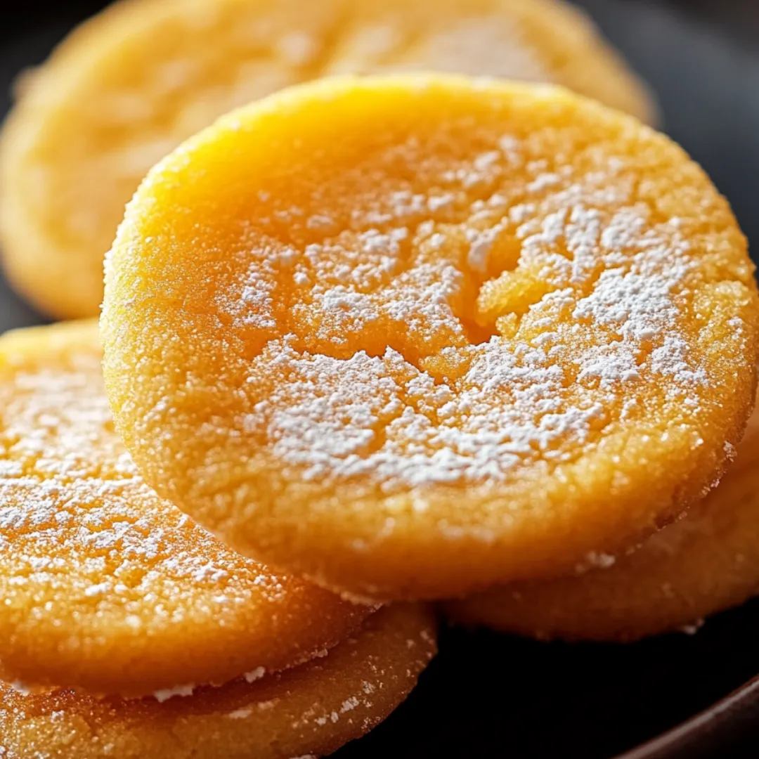 A plate of powdered pastries.