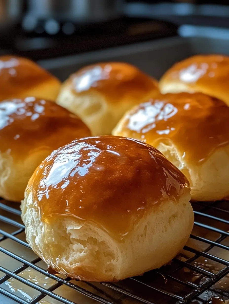 A tray of baked bread rolls with a golden brown crust.