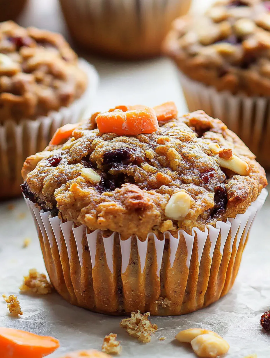 A cupcake with a carrot slice on top.