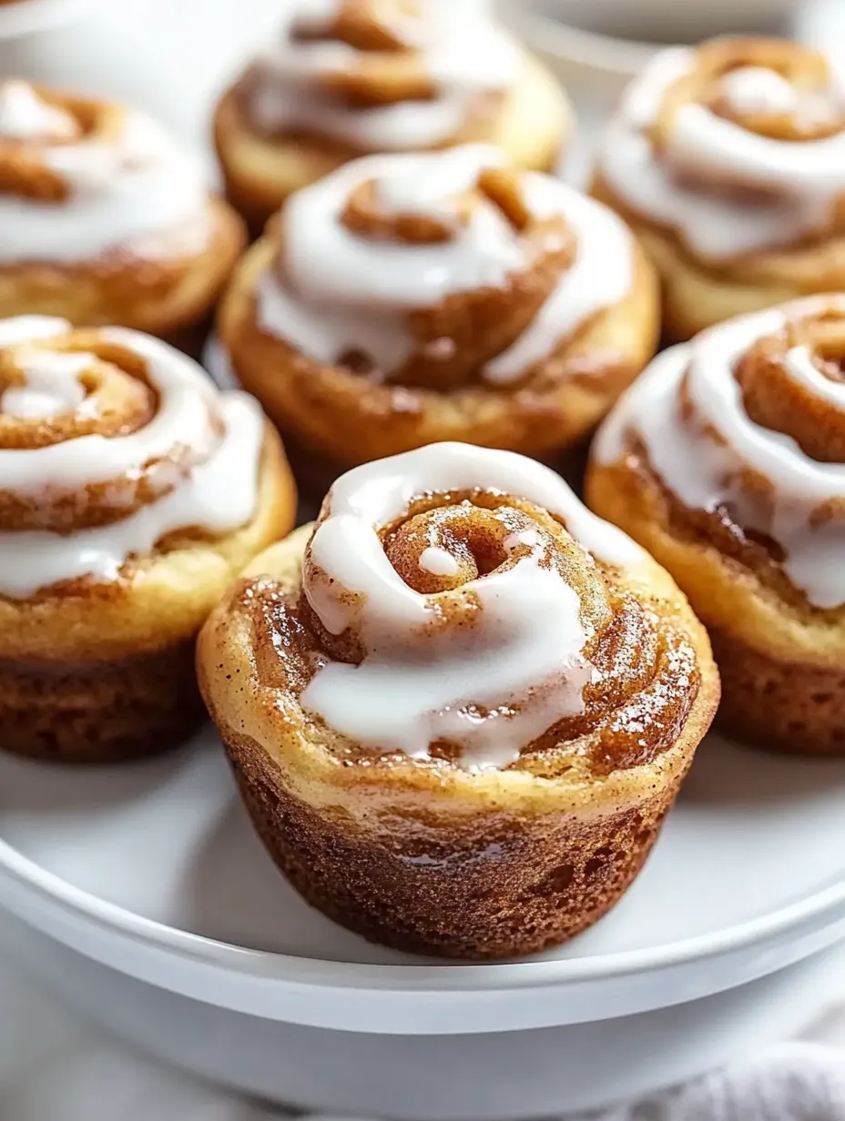 A plate of pastries with swirls on top.