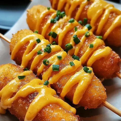 A plate of food with a stick in it.
