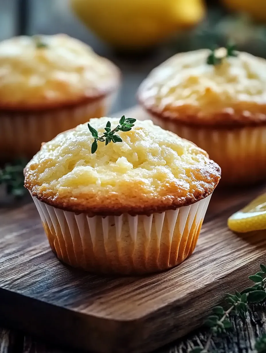 A cupcake with a sprig of parsley on top.