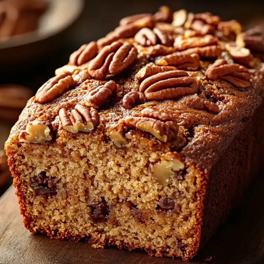 A slice of bread with nuts on top.