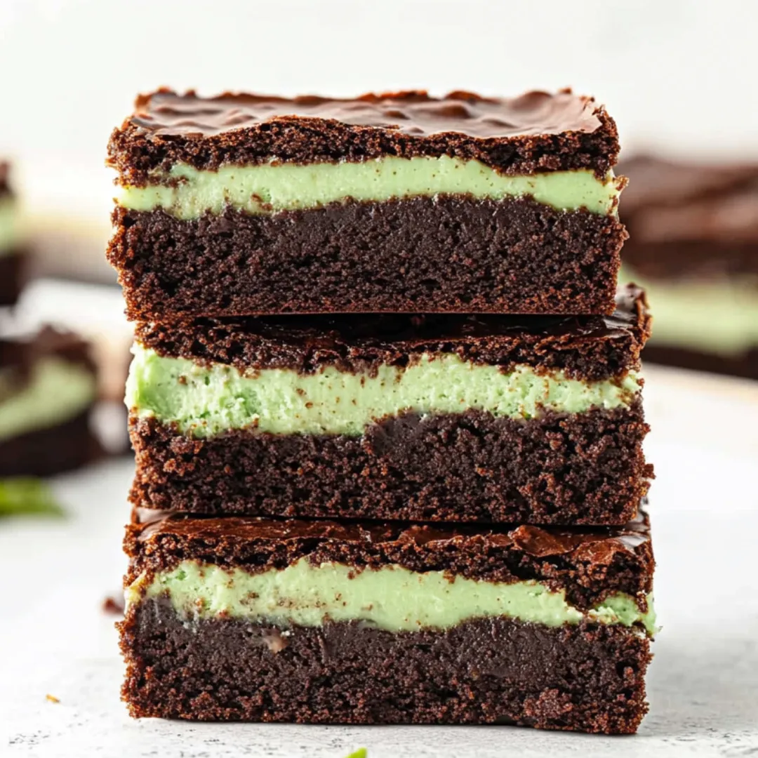 A stack of chocolate and vanilla cake.
