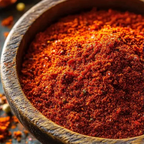 A bowl of red pepper.