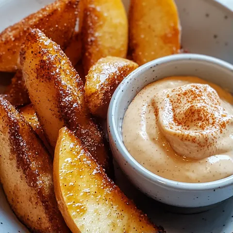 A bowl of fries with a dipping sauce.