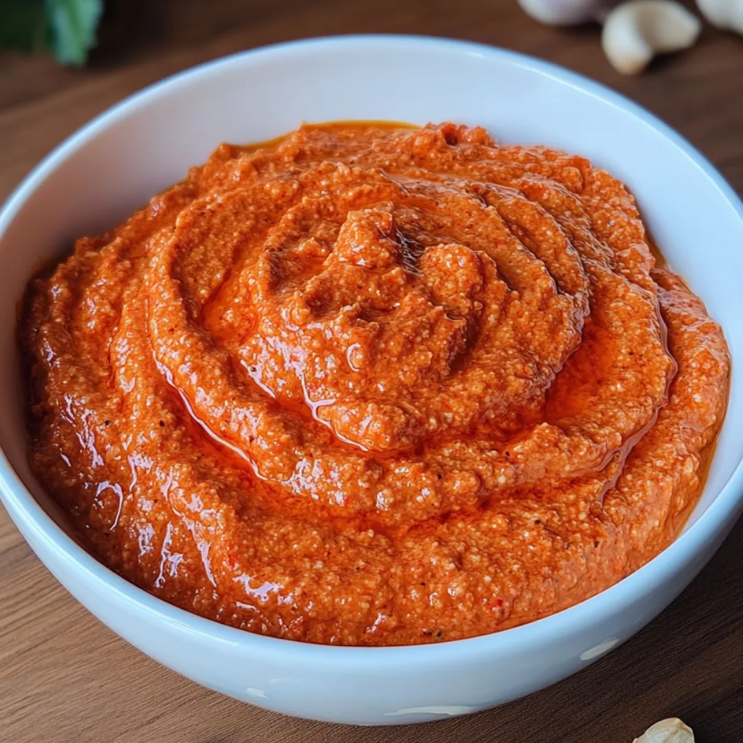 A bowl of red sauce.