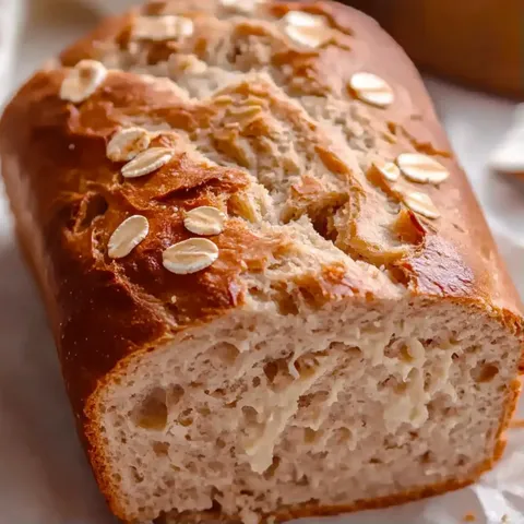 A loaf of bread with nuts on top.