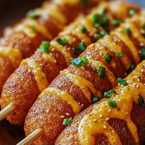 A plate of food with a stick in it.