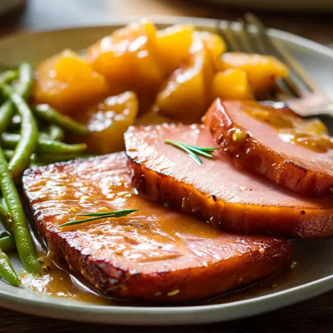 A plate of meat and vegetables.