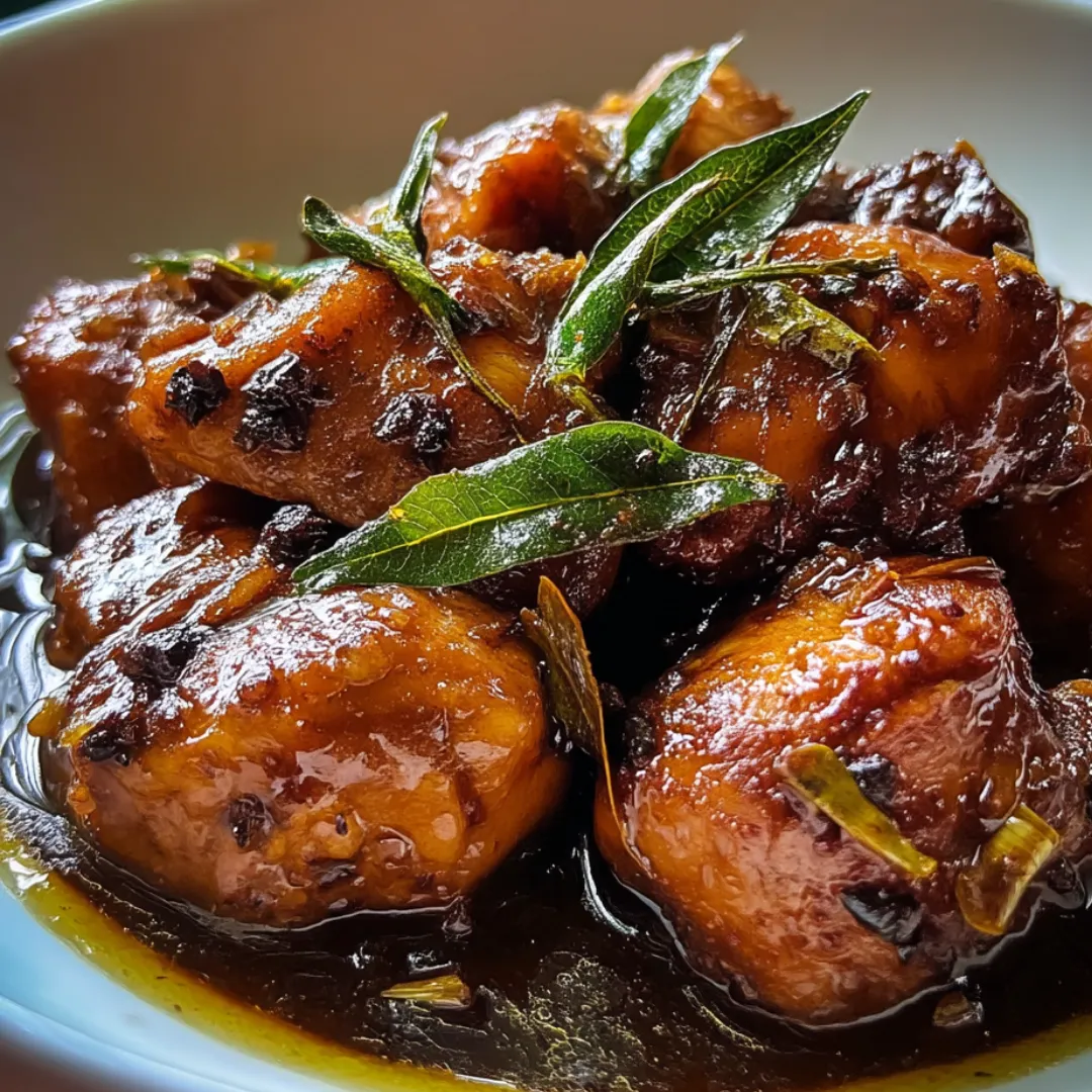 A plate of food with sauce.