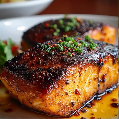 A plate of food with fish on it.