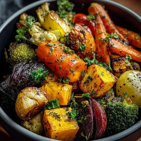 A bowl of vegetables including carrots, broccoli, and cauliflower.