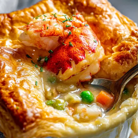 A bowl of soup with a lobster claw in it.