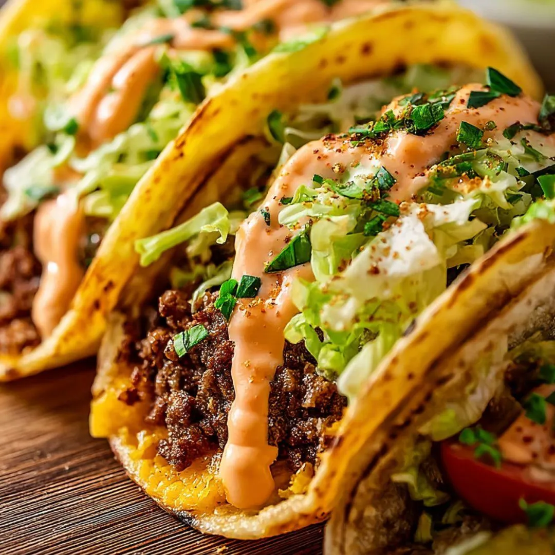 A taco with lettuce and tomato.