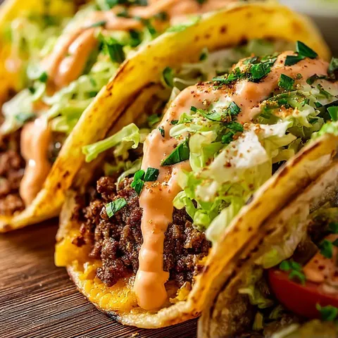 A taco with lettuce and tomato.