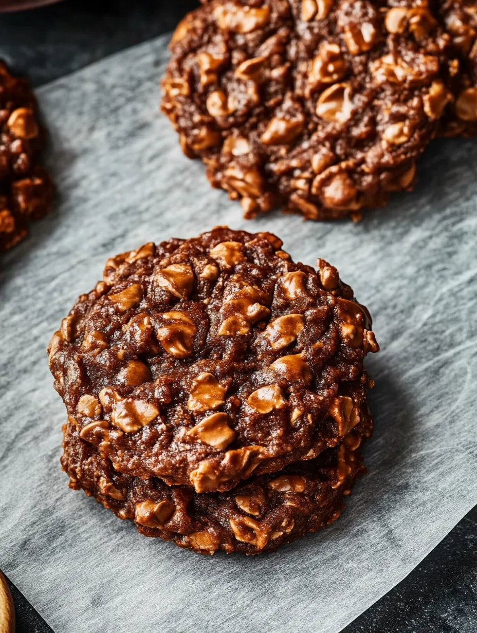 A close up of a chocolate chip cookie.