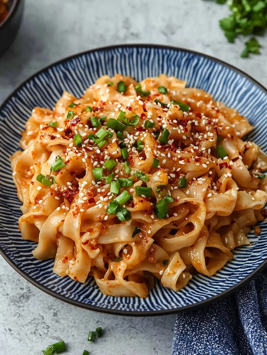 A bowl of noodles with vegetables.
