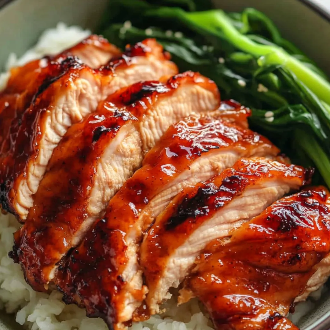 A plate of food with rice and meat.