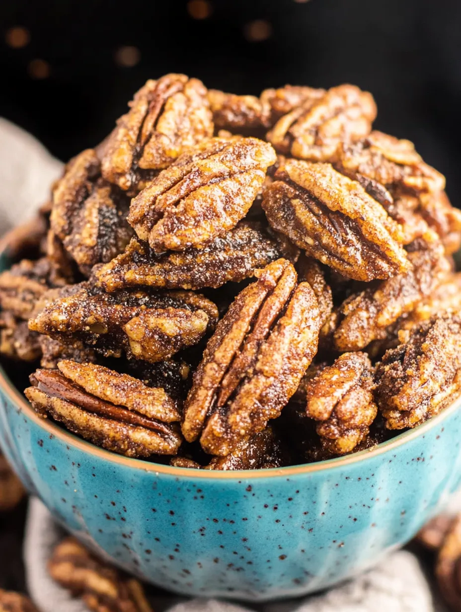 A bowl of pecans.