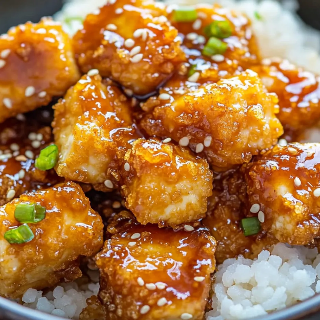 A bowl of food with chicken and rice.