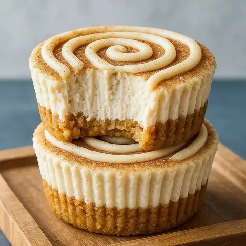 A pastry with a spiral pattern on top.