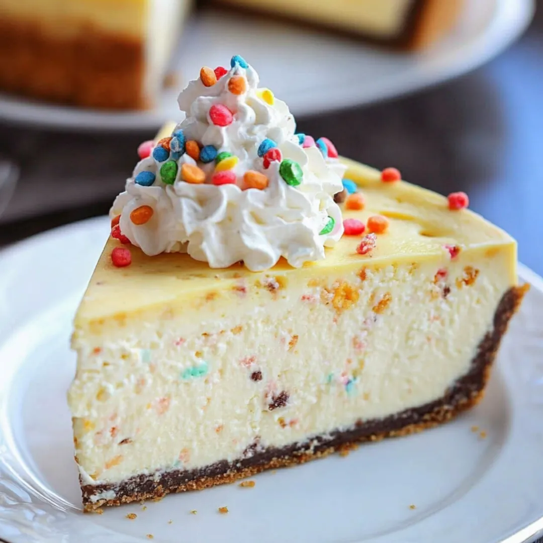 A slice of cake with a white whipped cream topping.