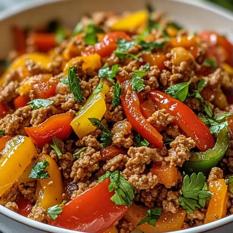 A bowl of food with meat and vegetables.
