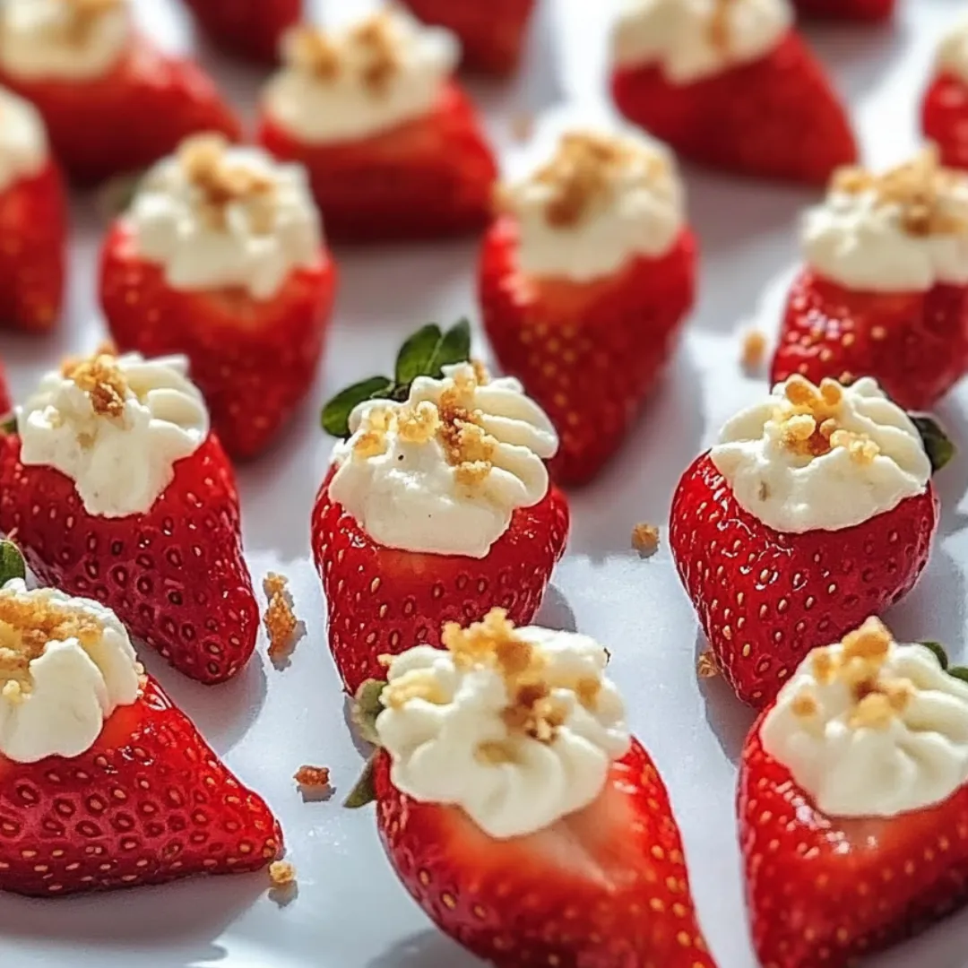 A plate of strawberries with whipped cream.