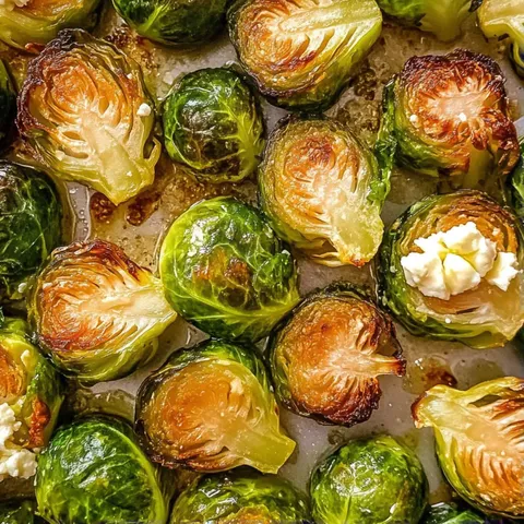 A close up of cooked brussel sprouts.