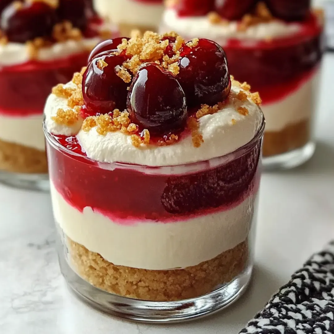 A small dessert in a glass.