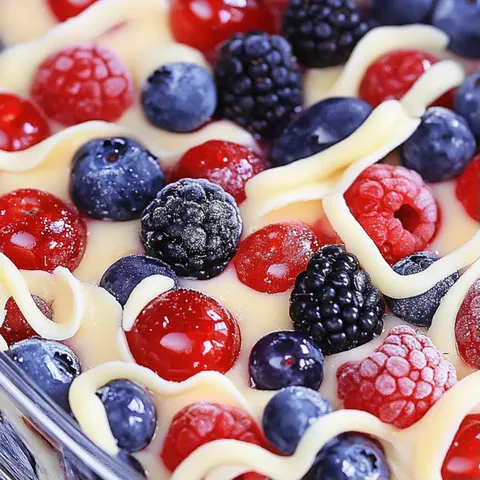 A bowl of fruit with berries and raspberries.