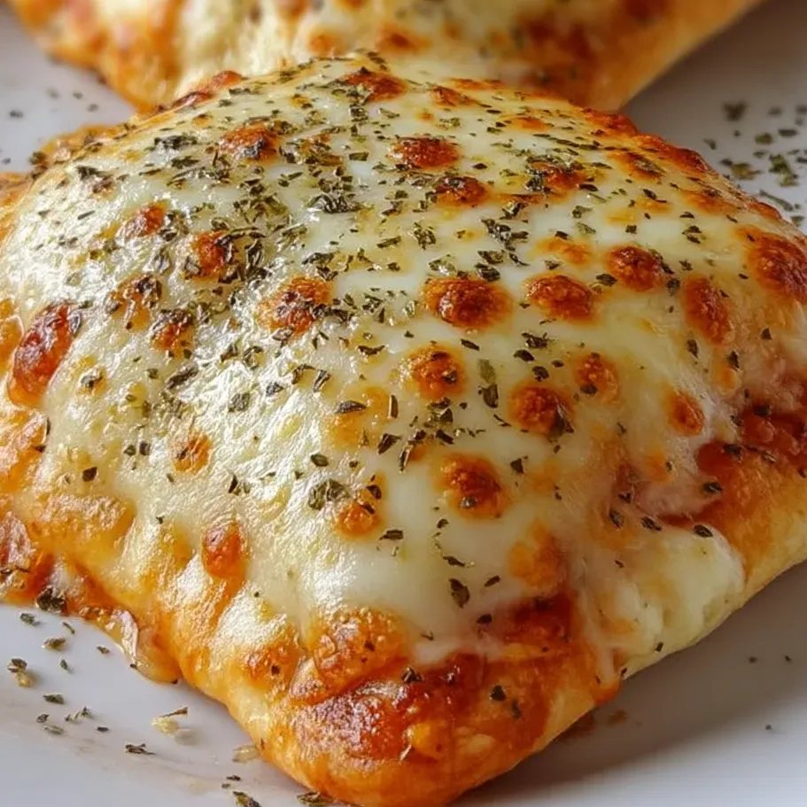 Two pieces of cheese pizza on a plate.