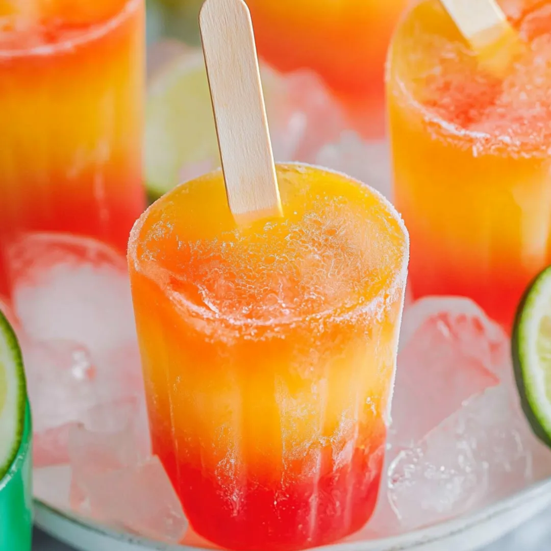 A pile of colorful popsicles.